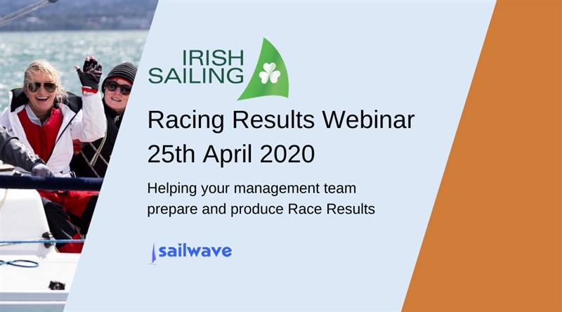 Irish Sailing Racing Results Webinar