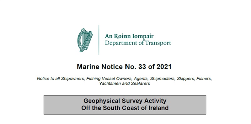 Marine Notice No. 33 of 2021