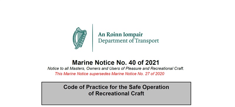 Marine Notice 40 of 2021