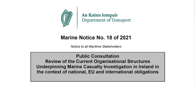 Marine Notice No. 18 of 2021