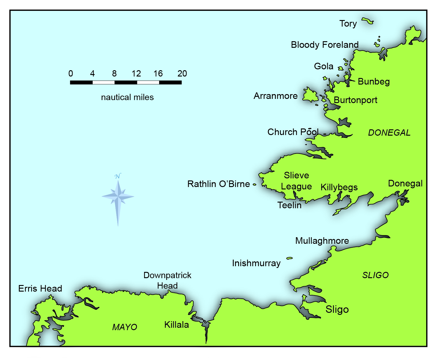 Erris Head to Tory Island